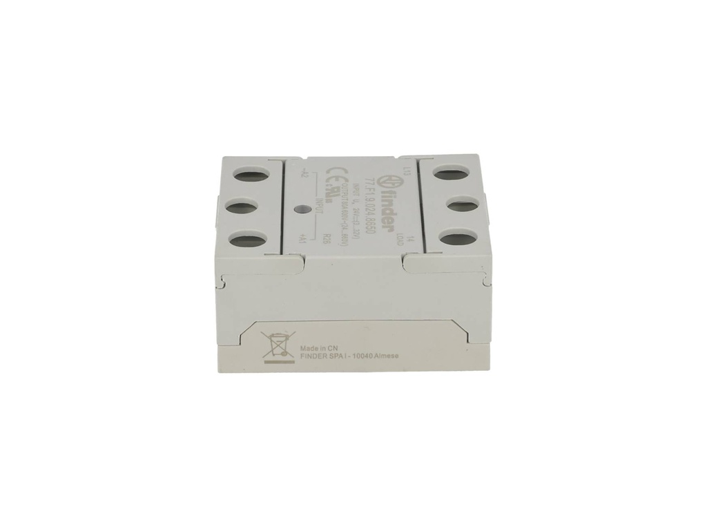 77F190248650 — Relé SSR 3/32V DC 1NA 24/660VAC 80A Finder 77F190248650