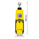 BM31 — MOISTURE INDICATOR NON-INVASIVE OF ROOF, FLOORS, WALLS, SEALINGS | 40mm DEPTH | MIN/MAX/HOLD