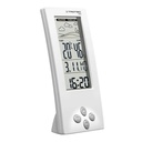 BZ06 — DESIGNER WEATHER STATION 4-in-1 INDOOR CLIMATE VALUES, WEATHER FORECAST, TIME AND DATE WITH ADDITIONAL ALARM |14 - 122 °F | TRANSPARENT DISPLAY