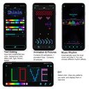 LENTES LED PROGRAMABLES BLUETOOTH