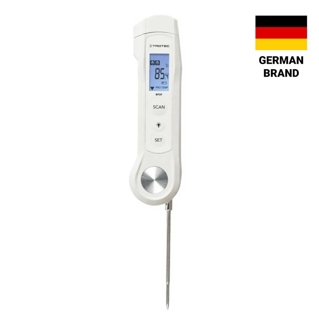 BP2F — FOOD THERMOMETER FOR SURFACE NON-CONTACT 4:1 AND CORE TEMPERATURE | IP65 | -40 to 536 °F