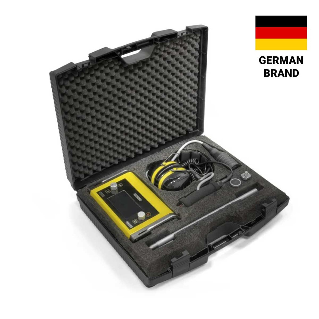 LD6000 SET – LEAK DETECTION AND ACOUSTIC PIPE LOCATION IP54 COMBINATION DETECTOR 60 min DATALOGGER | AMPLIFICATION 120 dB