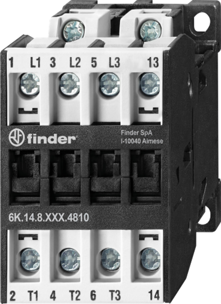 6K1480244710 — Contactor Industrial 24V AC 3NA+1NC 10 A Finder 6K1480244710