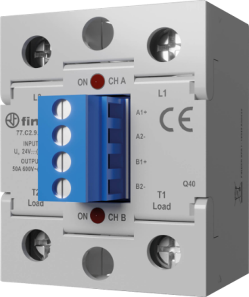 Relé SSR 4/32V DC 2NA 24/660VAC 75A Rd Finder 77E290248671