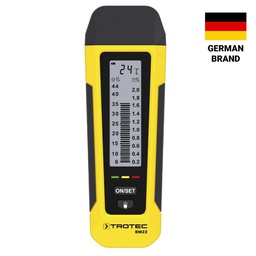 [BM22] BM22 — MOISTURE MEASURING OF WOOD AND BUILDING MOISTURE DEVICE | 32 - 104 °F | LED INDICATOR