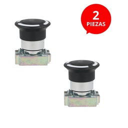 [2AML2-PK2] 2AML2-PK2 — Boton Hongo Girar Para Desenclavar Negro 2pza Autonics 2aml2